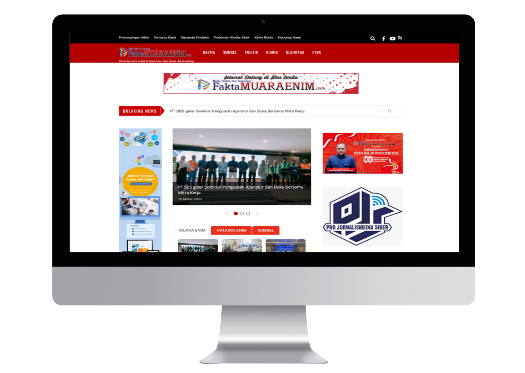 Website Berita Lokal