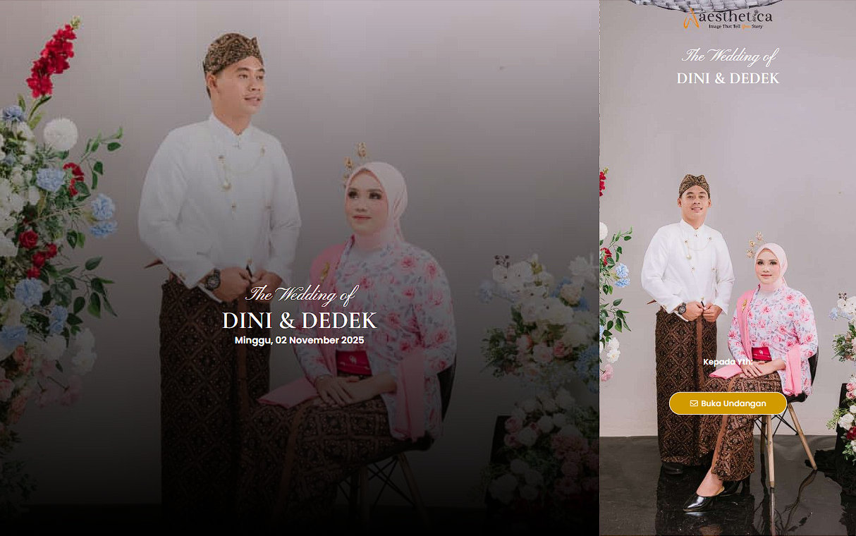 Contoh Undangan Pernikahan Digital Muara Enim
