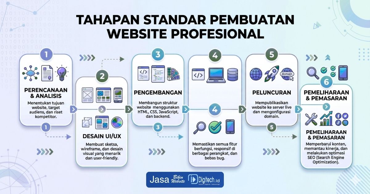 Tahapan Pembuatan Website Profesional