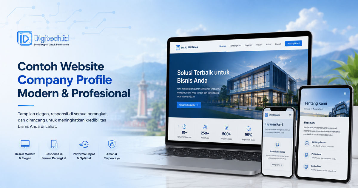 Contoh Website Company Profile Bisnis Di Lahat