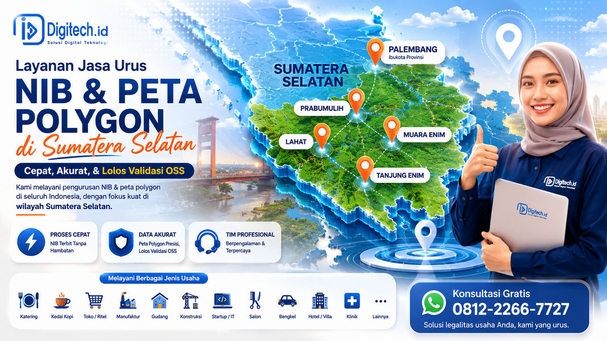 Jangkauan Layanan Jasa Urus NIB Palembang Muara Enim Lahat Prabumulih Dan Tanjung Enim