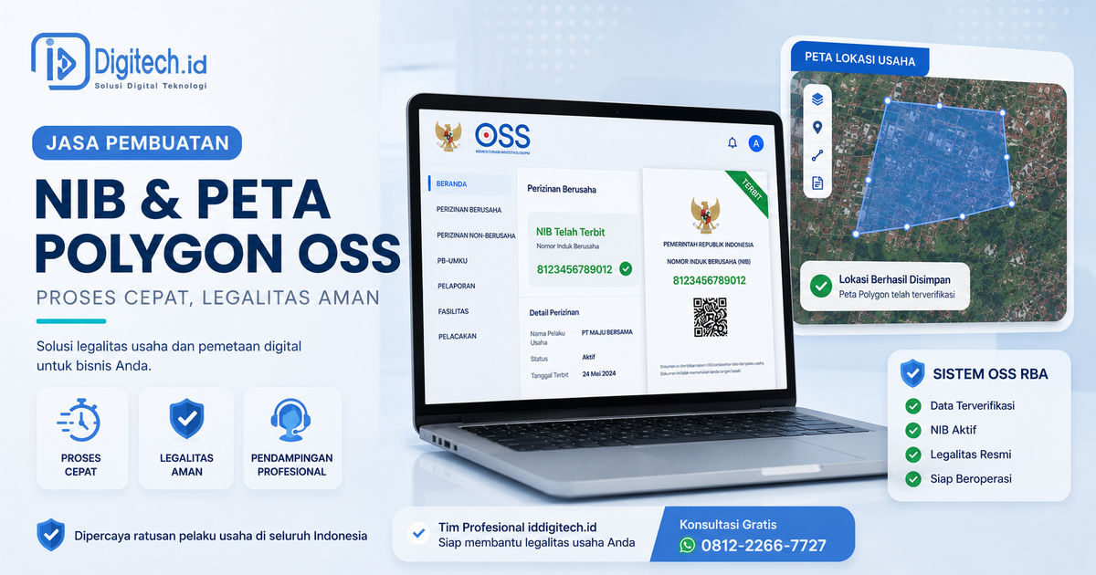 Proses Cepat Jasa Pembuatan NIB Dan Peta Polygon Di Sistem OSS