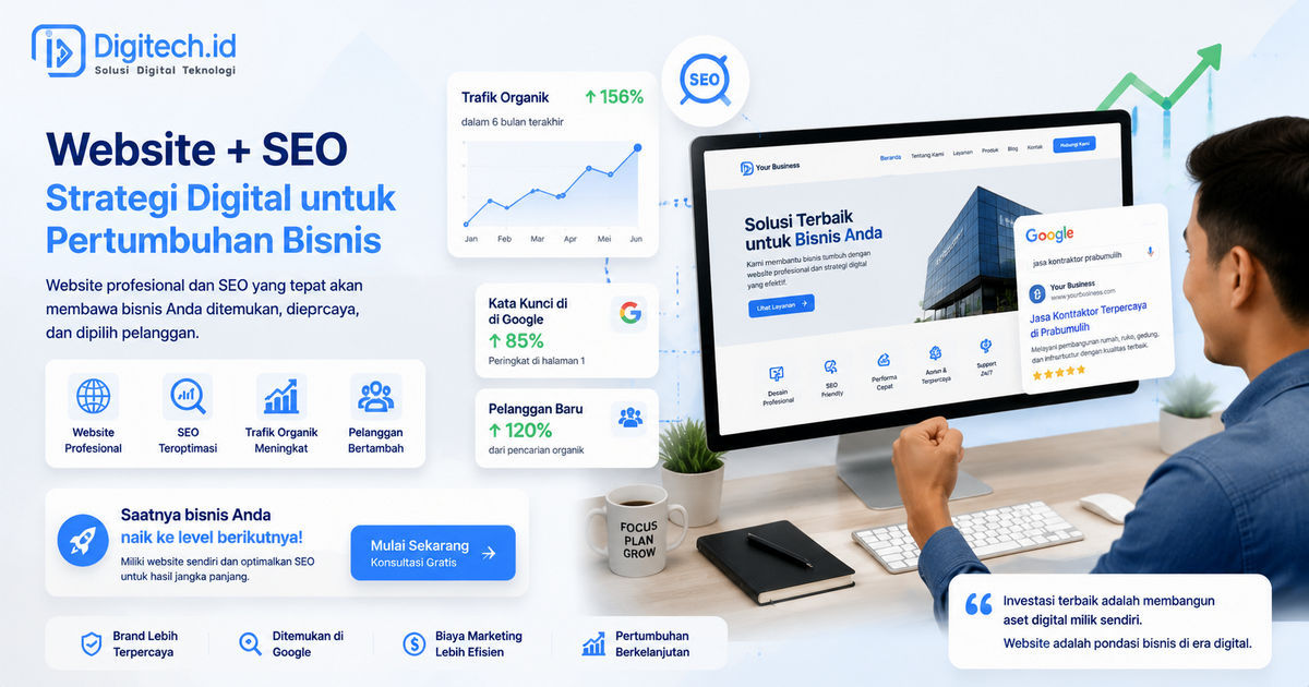 Strategi Digital Bisnis Menggunakan Website Dan SEO