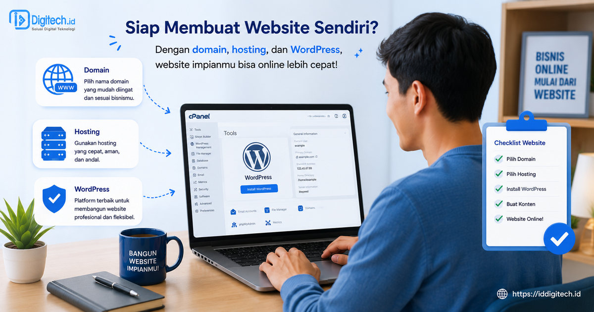 Langkah Langkah Membuat Website Sendiri
