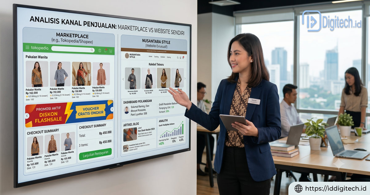 Marketplace Vs Website Sendiri Untuk Bisnis Online