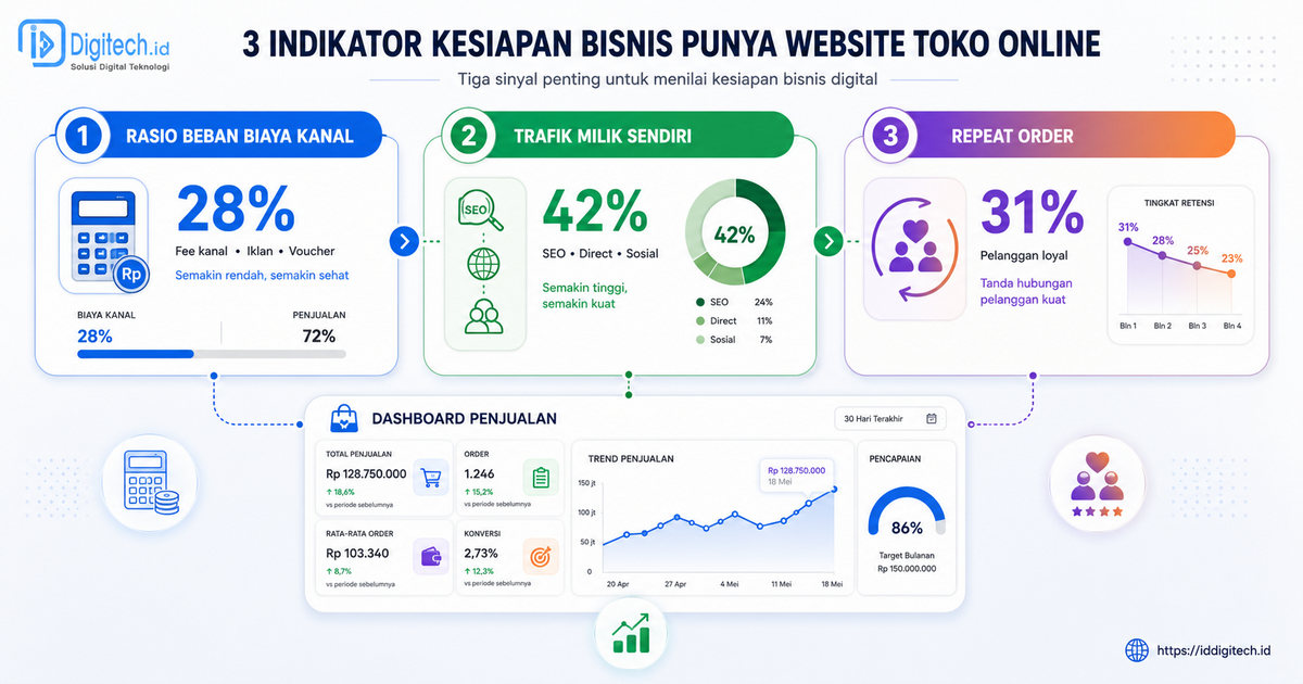 Penentu Kesiapan Website Toko Online